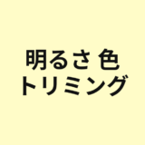 明るさ、色、トリミングの基本を示すアイキャッチ